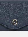 Caprese Ingrid Flapover Wallet Large Navy