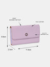 Caprese Janne Flapover Wallet Medium Lilac