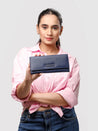 Caprese Sophia Wallet Medium Flap Wallet Navy