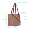 Caprese Adelle Tote Medium Choco