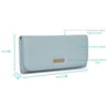 Caprese Remy Flap Wallet Large Blue